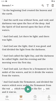 Holy Bible: KJV+Verse android App screenshot 1